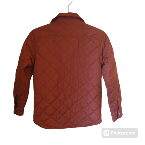 Gap Kids Dark Orange Quilted Jacket Size M - Picture 2 of 9